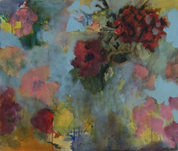 Blumen 1, Acryl auf Leinwand, 60x80